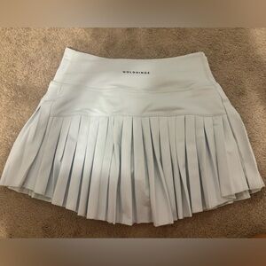 Gold hinge tennis skirt